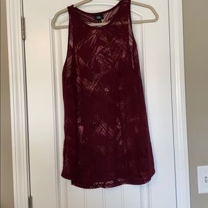 See through patterned tank